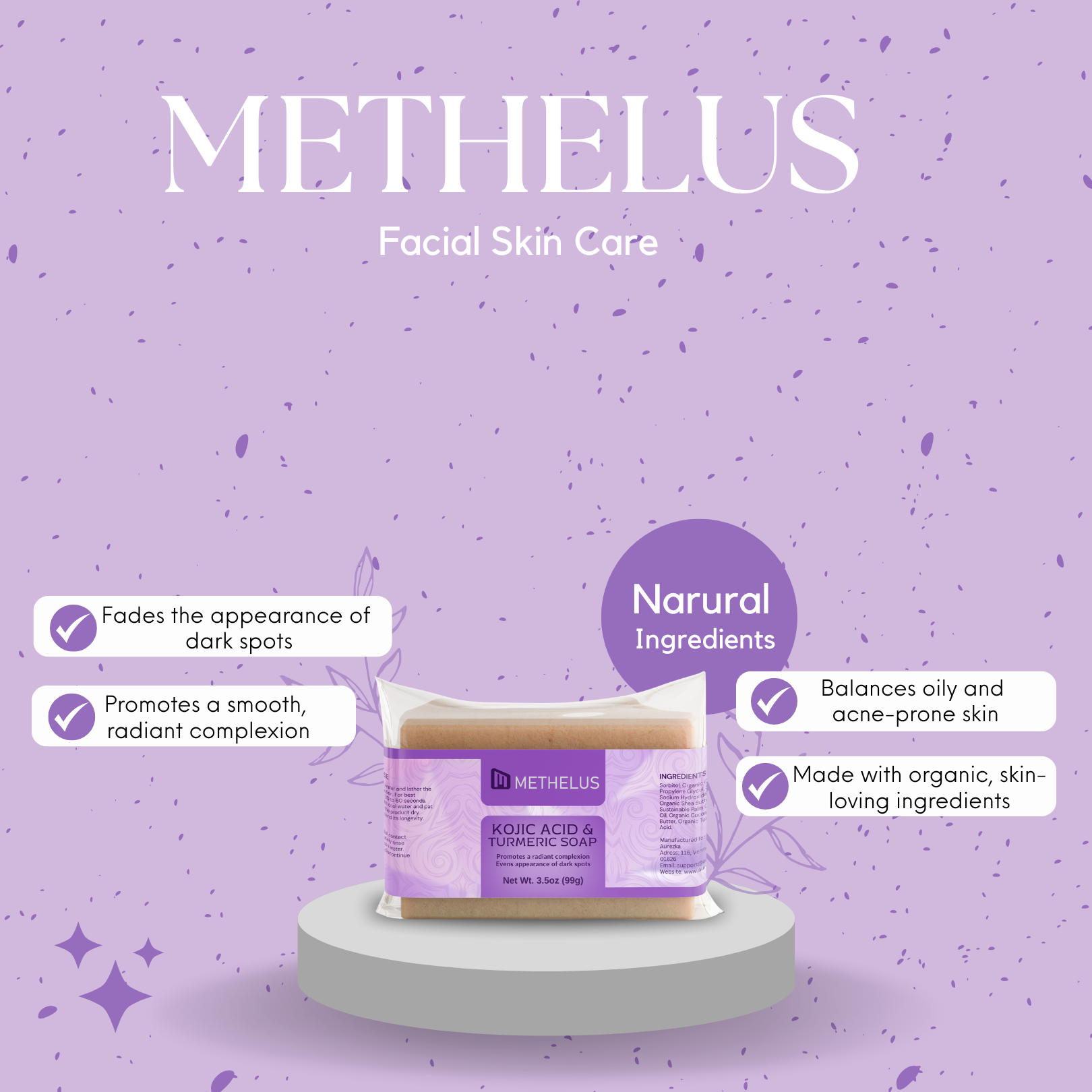 Kojic Acid & Turmeric Soap